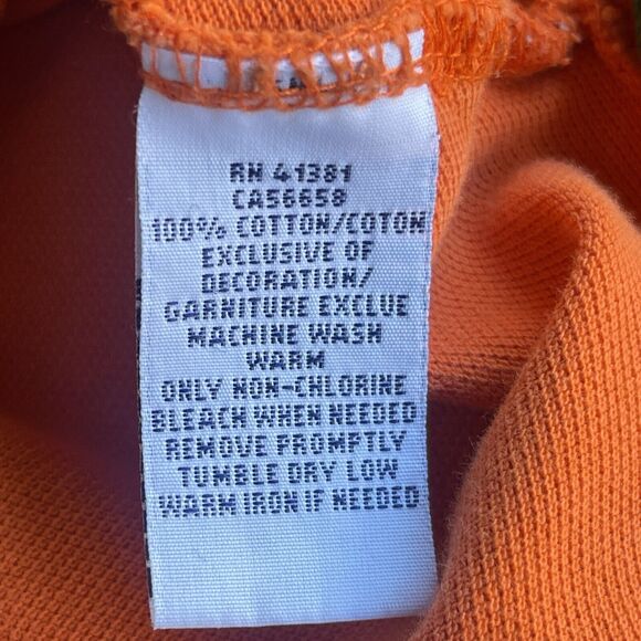 Polo Ralph Lauren Polo Shirt Men Medium Custom Fit Big Pony Orange Casual Cotton - Picture 5 of 10